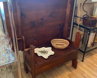 Antique bench table