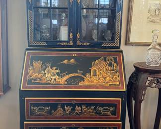 Chinoiserie secretary desk
