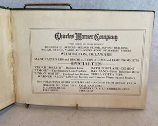 Antique New Castle Delaware book