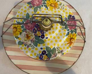 MacKenzie Childs cake carrier