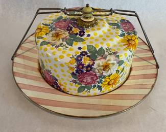 MacKenzie Childs cake carrier