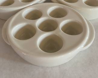 Vintage Hall Escargot plates