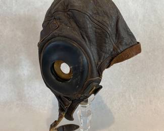 WWII US Air Force leather flight helmet