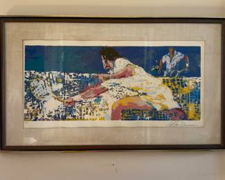 Signed Artist Proof Leroy Neiman "At the Net"