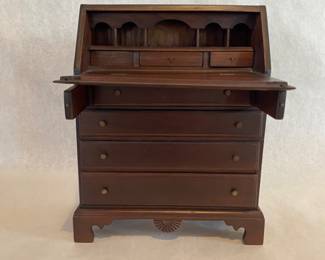 Miniature slant front desk