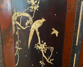 Antique folding screen