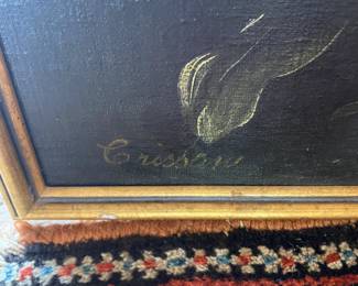 LARGE oil painting - Crissan