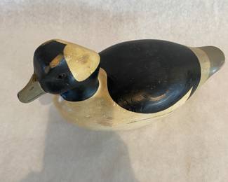 Signed wood duck decoy
