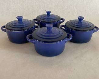 LeCreuset mini pots