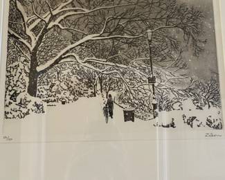 Black & white print - Zalon