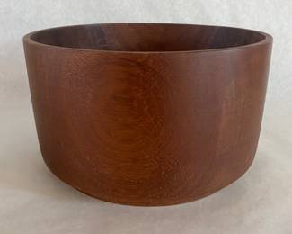 Large teak salad bowl