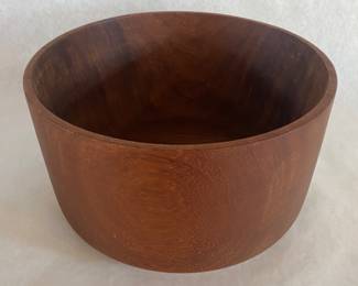 Large teak salad bowl