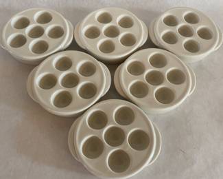 Vintage Hall Escargot plates