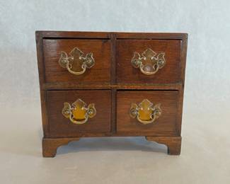 Miniature 4 drawer chest