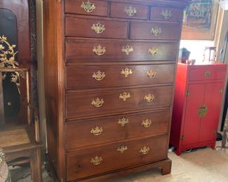 Antique tall chest