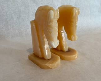 Vintage onyx bookends