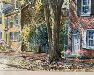 Watercolor - New Castle - W. James McGlynn
