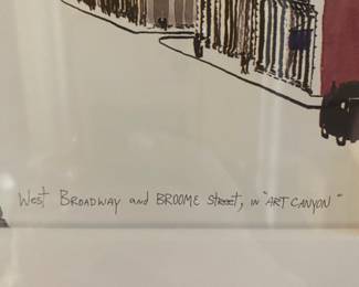 "Art Canyon" NY print