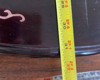 LARGE inlaid lazy Susan