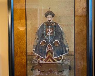 Pair paintings on cork - signed