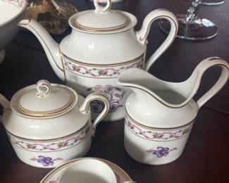 LARGE Richard Ginori china set "Rapallo" - 24 dinner plates!