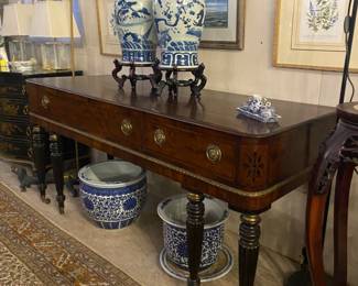 Antique spinet style buffet/sideboard