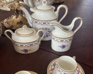 LARGE Richard Ginori china set "Rapallo" - 24 dinner plates!