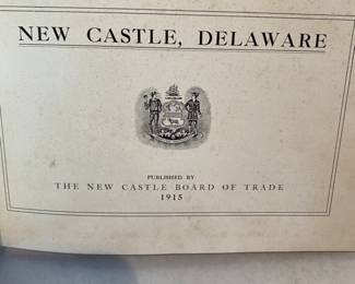 Antique New Castle book