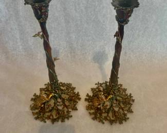 Jay Strongwater candlesticks