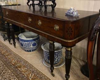 Antique spinet style buffet/sideboard