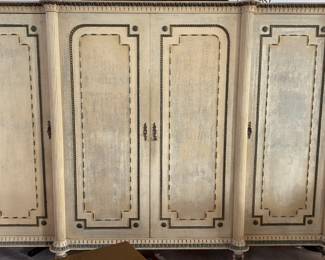 Vintage wardrobe wall unit