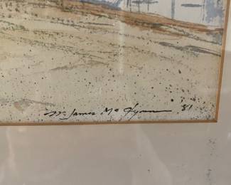 Watercolor - New Castle - W. James McGlynn