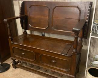 Vintage bench table