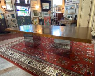 Milo Baughman for Thayer Coggin double dining table