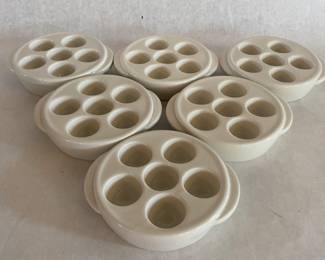 Vintage Hall Escargot plates