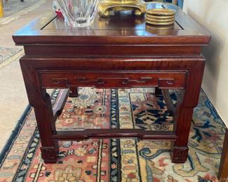 Square Rosewood occasional table