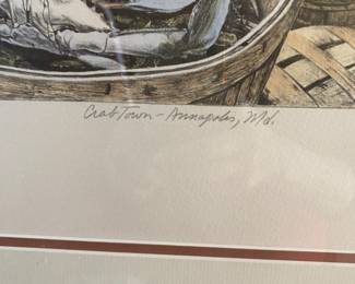 Neil Hayes "Crab Town" Annapolis print