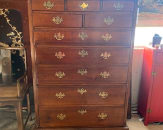 Antique tall chest