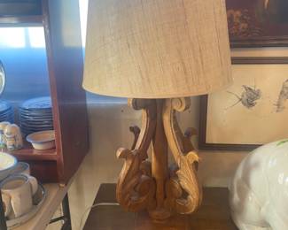 Wood lamp
