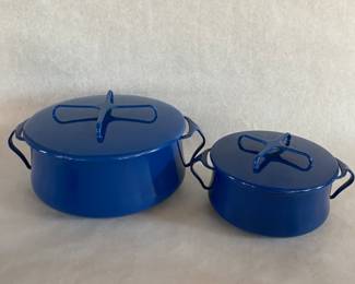 Dansk enameled pots w/lids