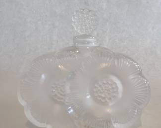 Lalique crystal perfume bottle