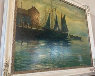 Oil painting - F. Connell