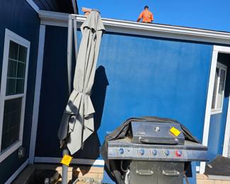 Umbrella AS IS FREE...grill SOLD