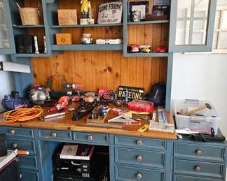 Desk and cabinet SOLD