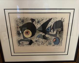 Joan Miro - "Homage to Miro" - Hand Signed
