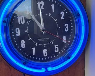 blue clock