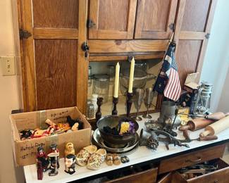 hoosier and misc kitchen