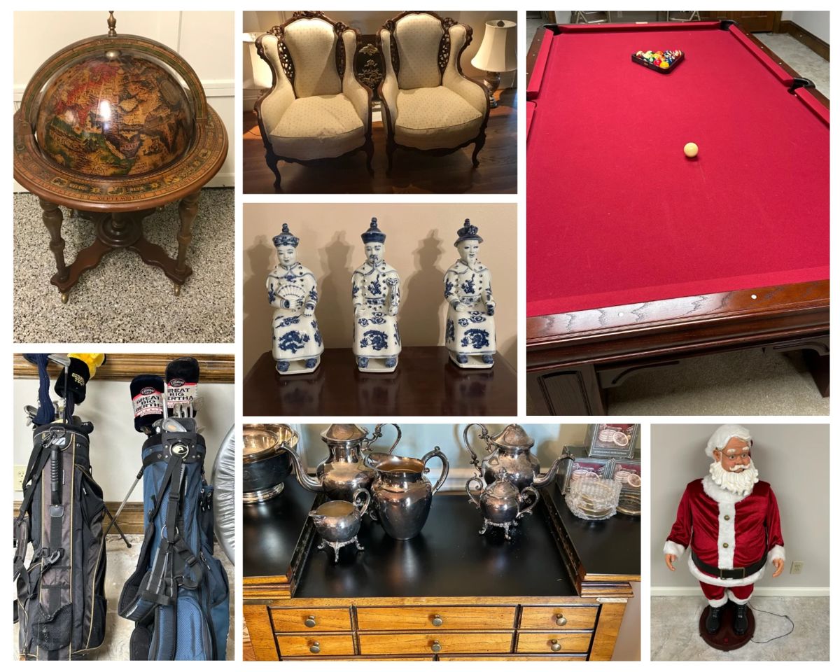 Amazing Estate Sale in Johns Creek - December 6th, 7th and 8th. 