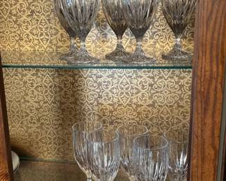 Set of 10 Crystal Drinking Glasses