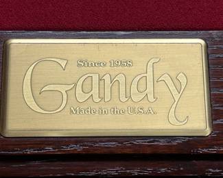 Gandy Red Felt Full Size Pool Table w/ no scratches or tears in felt and no chips in wood.